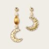 Hot Vanina Lune Scintillante Earrings