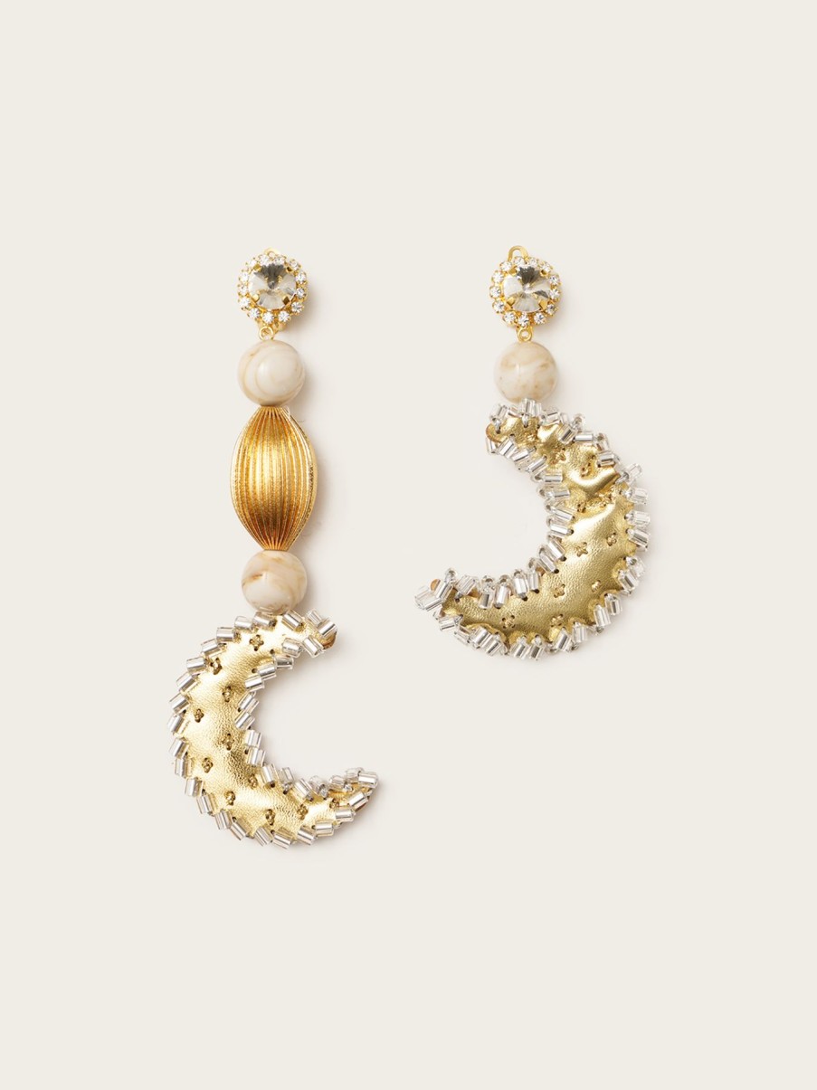 Hot Vanina Lune Scintillante Earrings