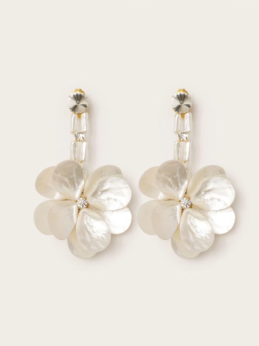 Best Vanina Fleur Blanche Earrings