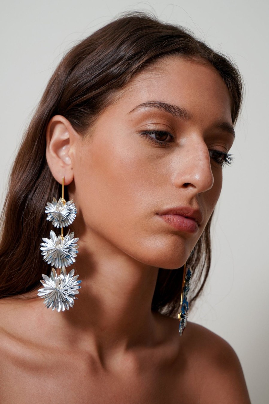 Clearance Vanina Multi Fleur De Sel Earrings