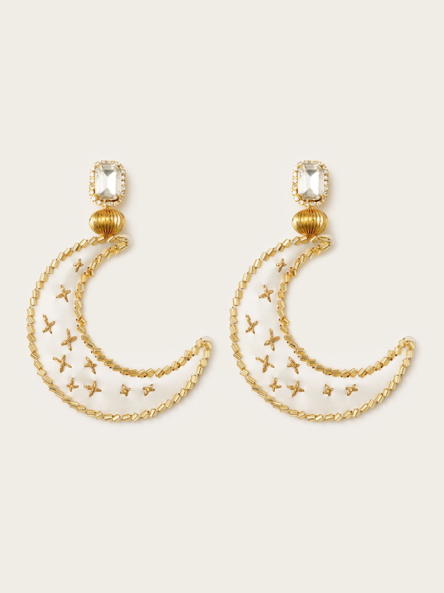 Online Vanina Lune Scintillante Earrings